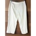 Tommy Bahama Sz 16 South Beach Extended Tab Crop 100% Silk Light Color Pants NWT