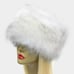 White Fur Russian Style Hat