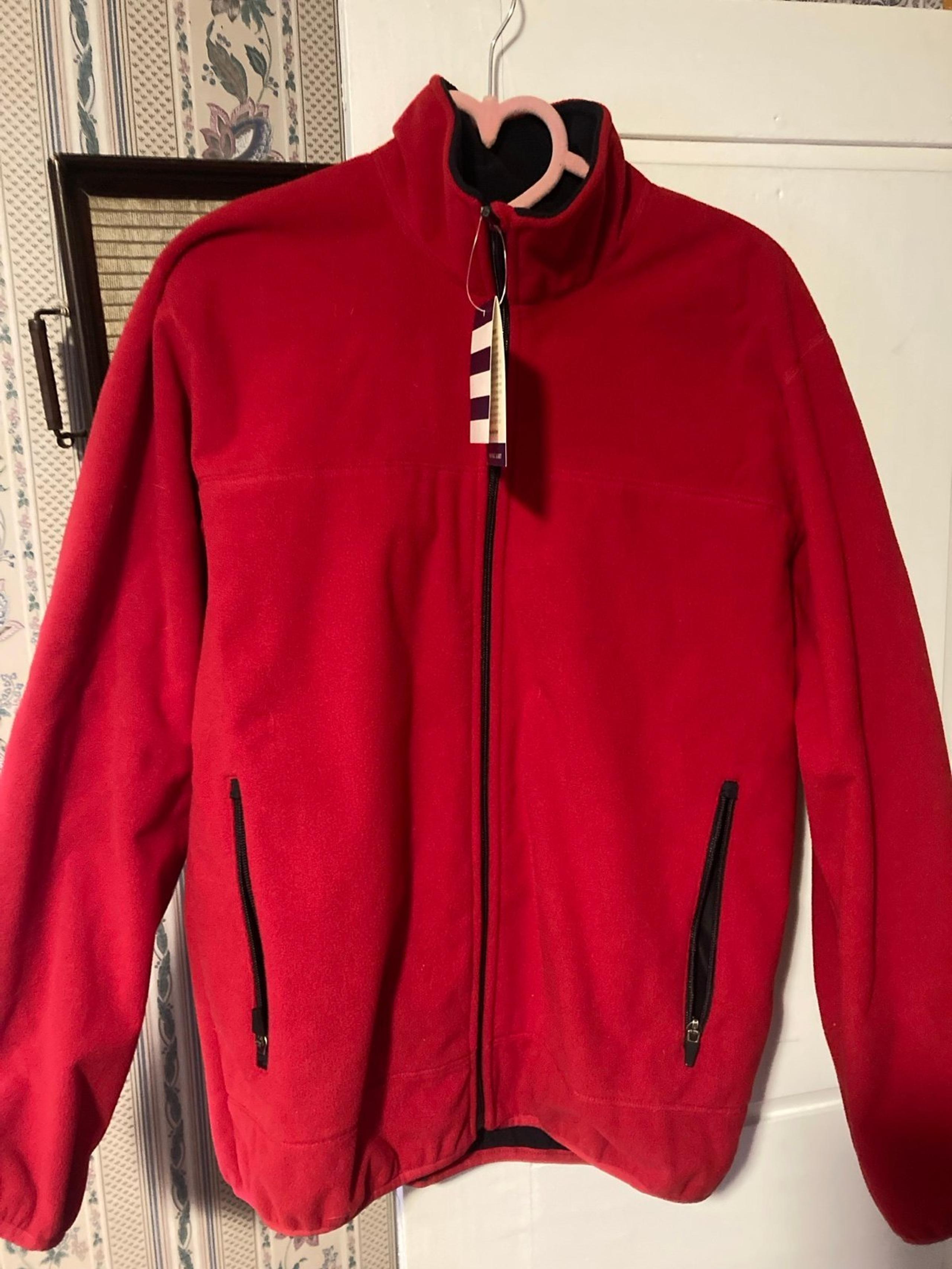 NWT Lands’ End Mens fleece zip jacket