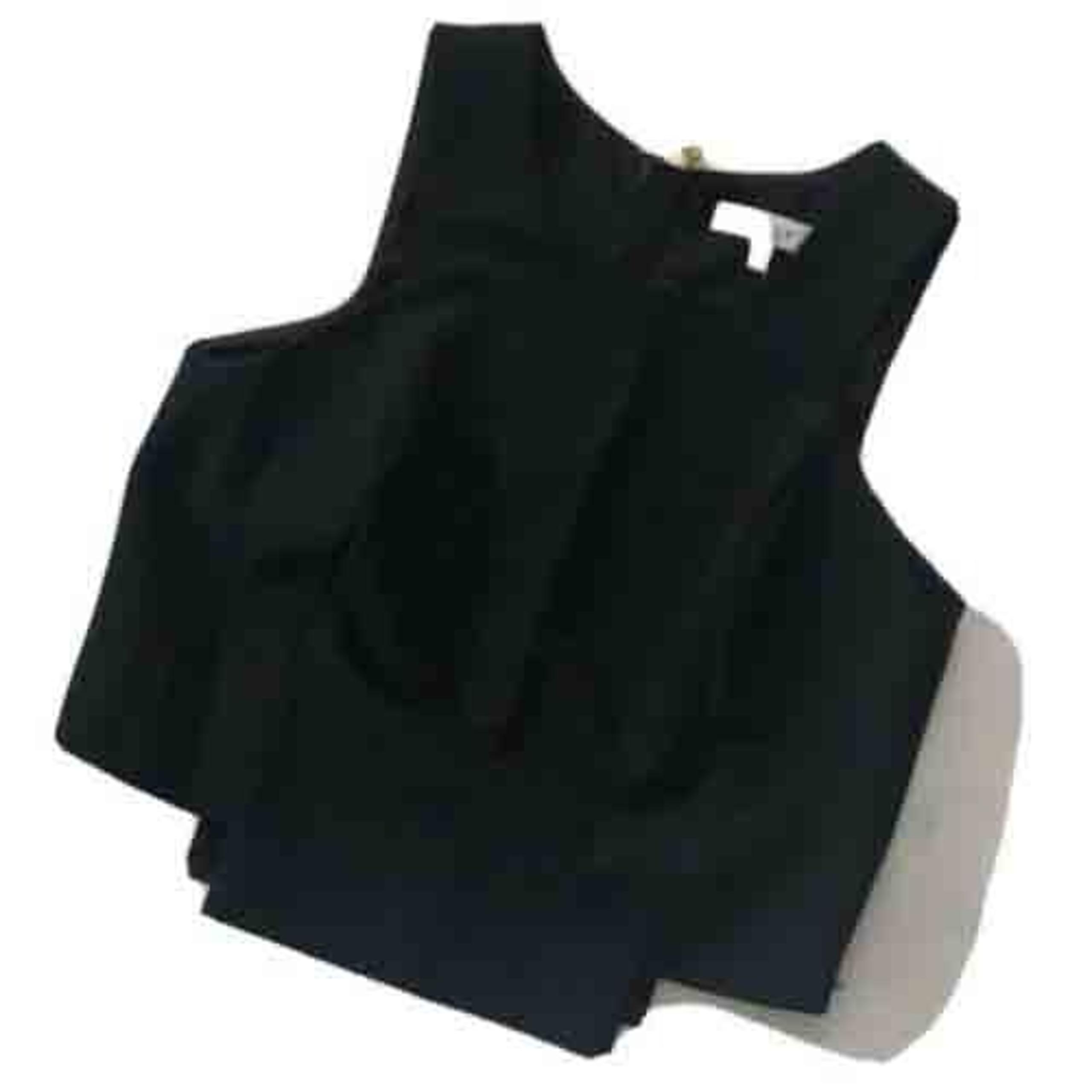 Modern Solid Black Lined Crop Top - Milly