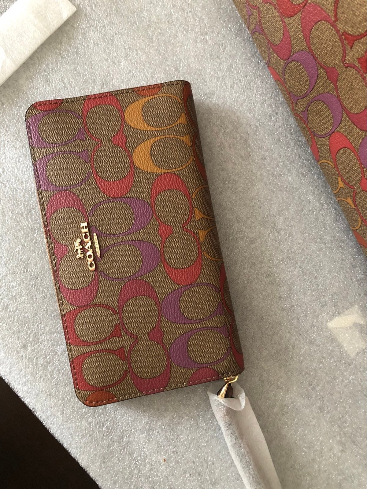 Coach rainbow wallet