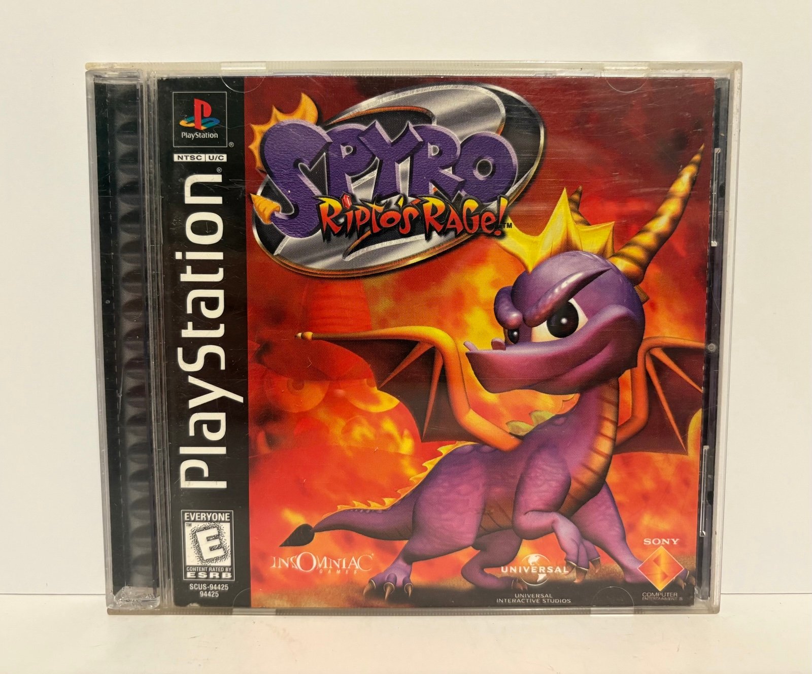 Spyro 2: Ripto's Rage (Sony PlayStation 1, 1999) Black Label CIB TESTED CLEAN