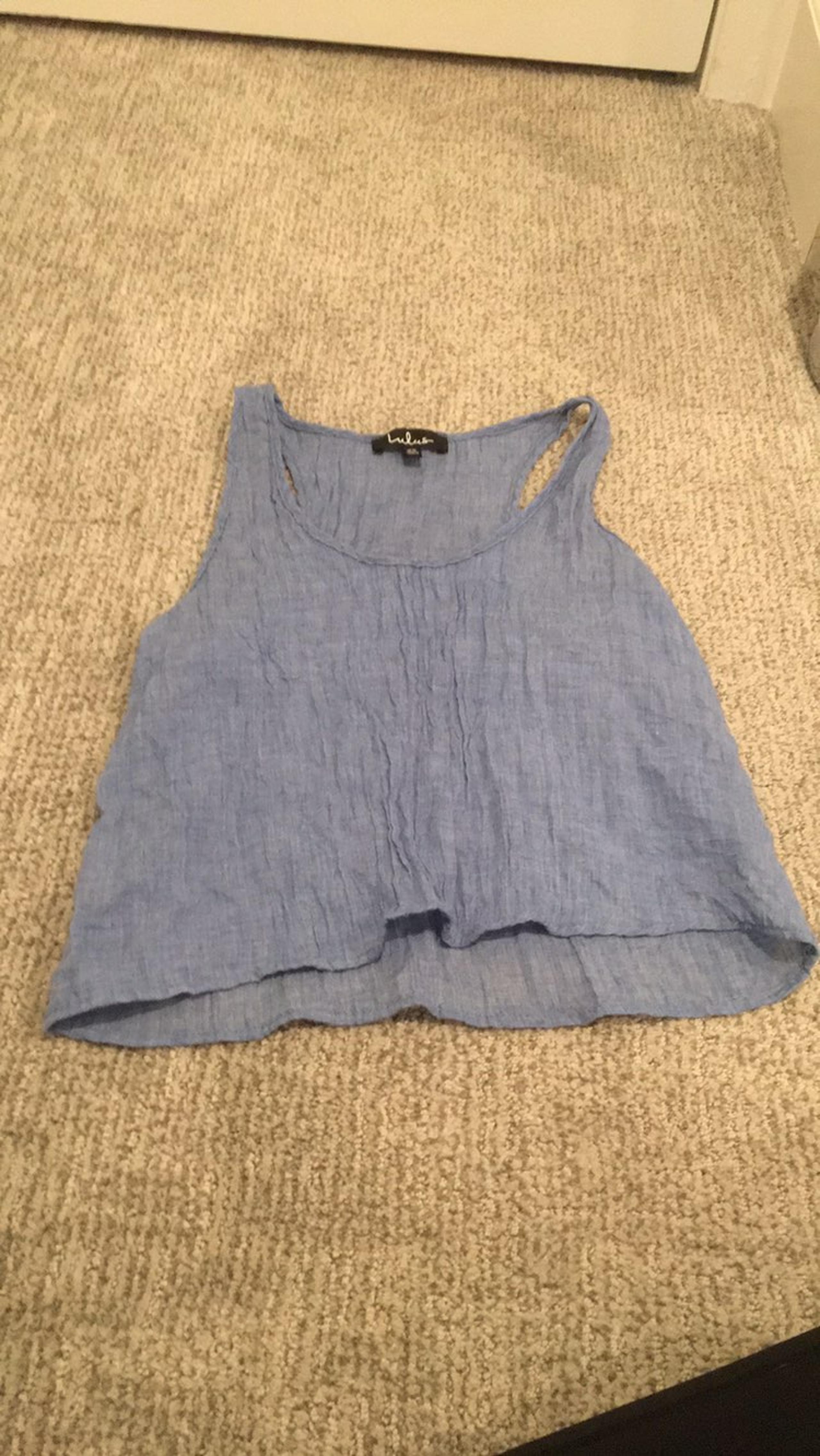 Lulus blue tank top