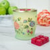 Pioneer Woman Floral Blooming Bouquet Green Frosted Glass Scented Wax Warmer New
