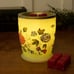 Pioneer Woman Floral Blooming Bouquet Green Frosted Glass Scented Wax Warmer New