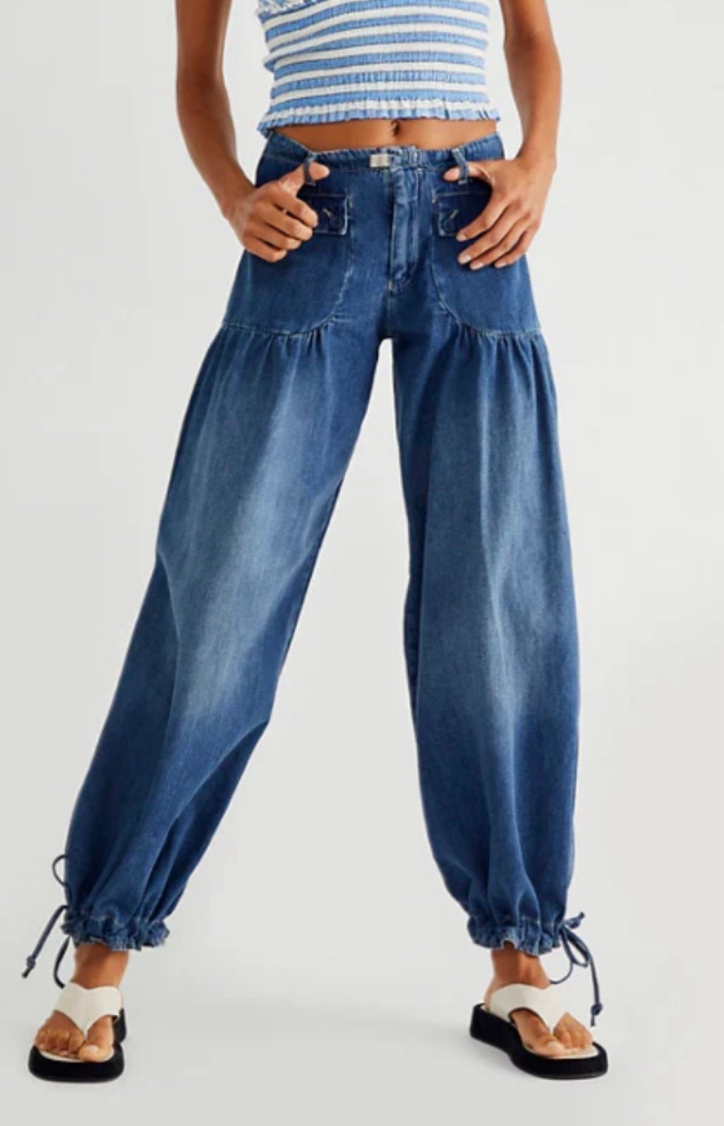 free people lotus balloon jeans
