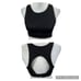 Ladies Alexander Wang Black Spirt Bra with Ribbed Bottom Detail Size Medium