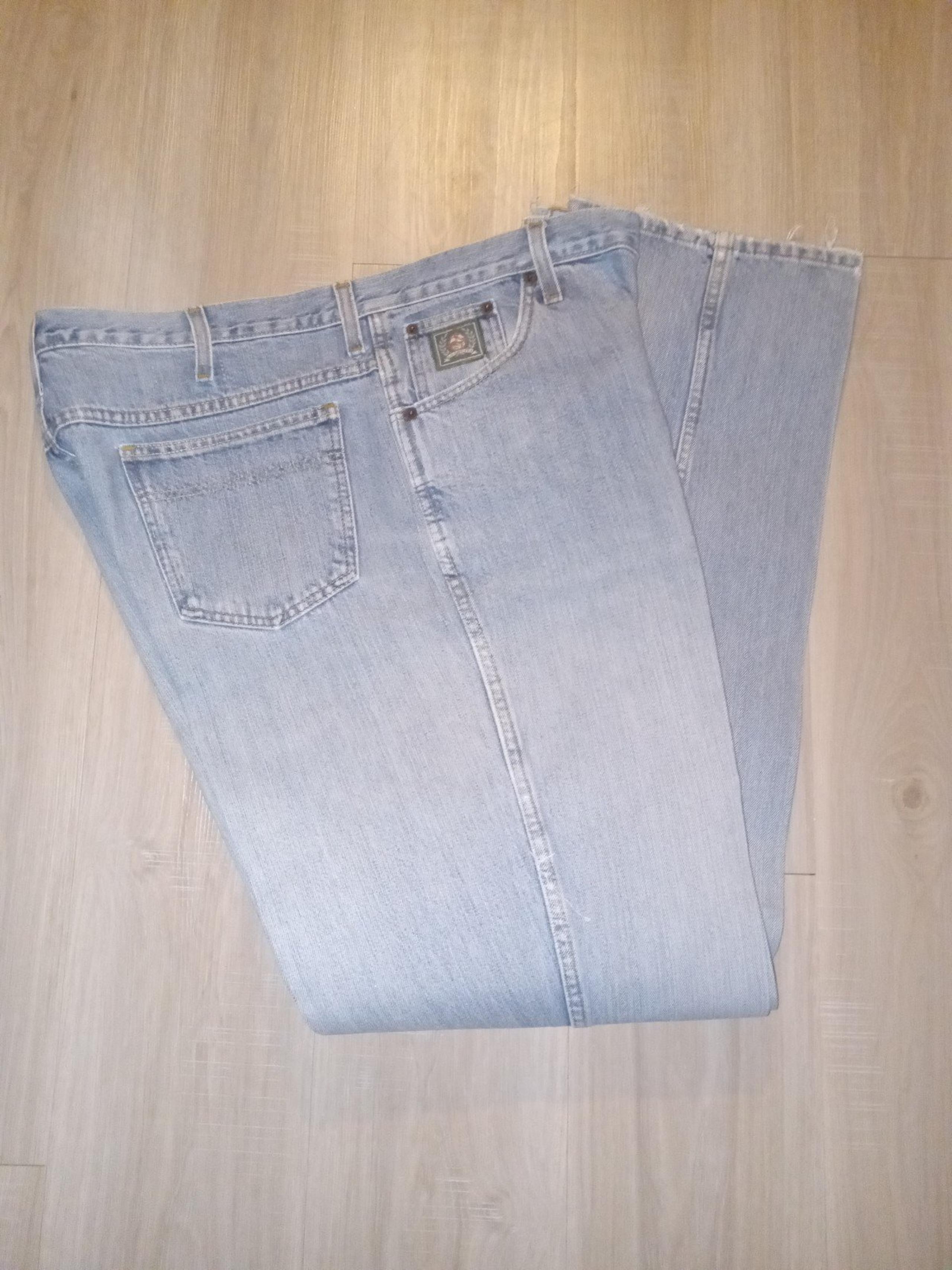 Vintage Cinch Green Label Blue Jeans Mens Size 38 x 36 Light Blue