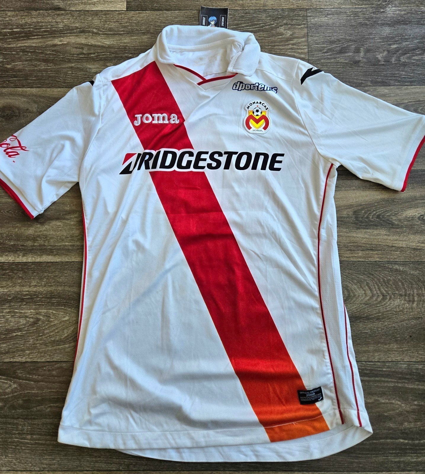 Joma Monarcas Morelia 13/14 Away Super Monarca Mascot Jersey Medium