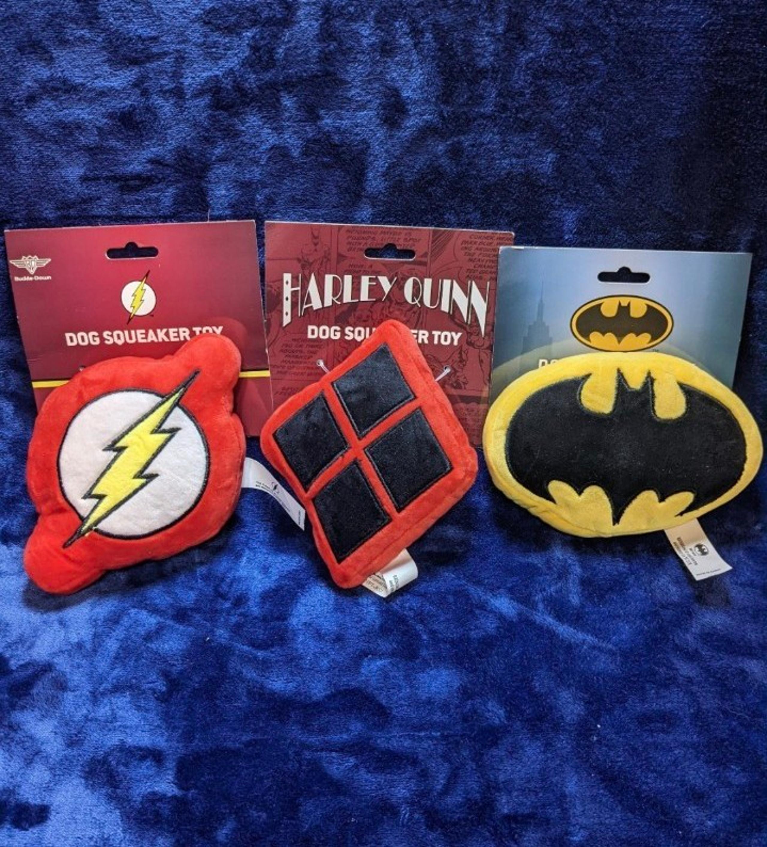 DC Comics Plush Dog Toy Bundle