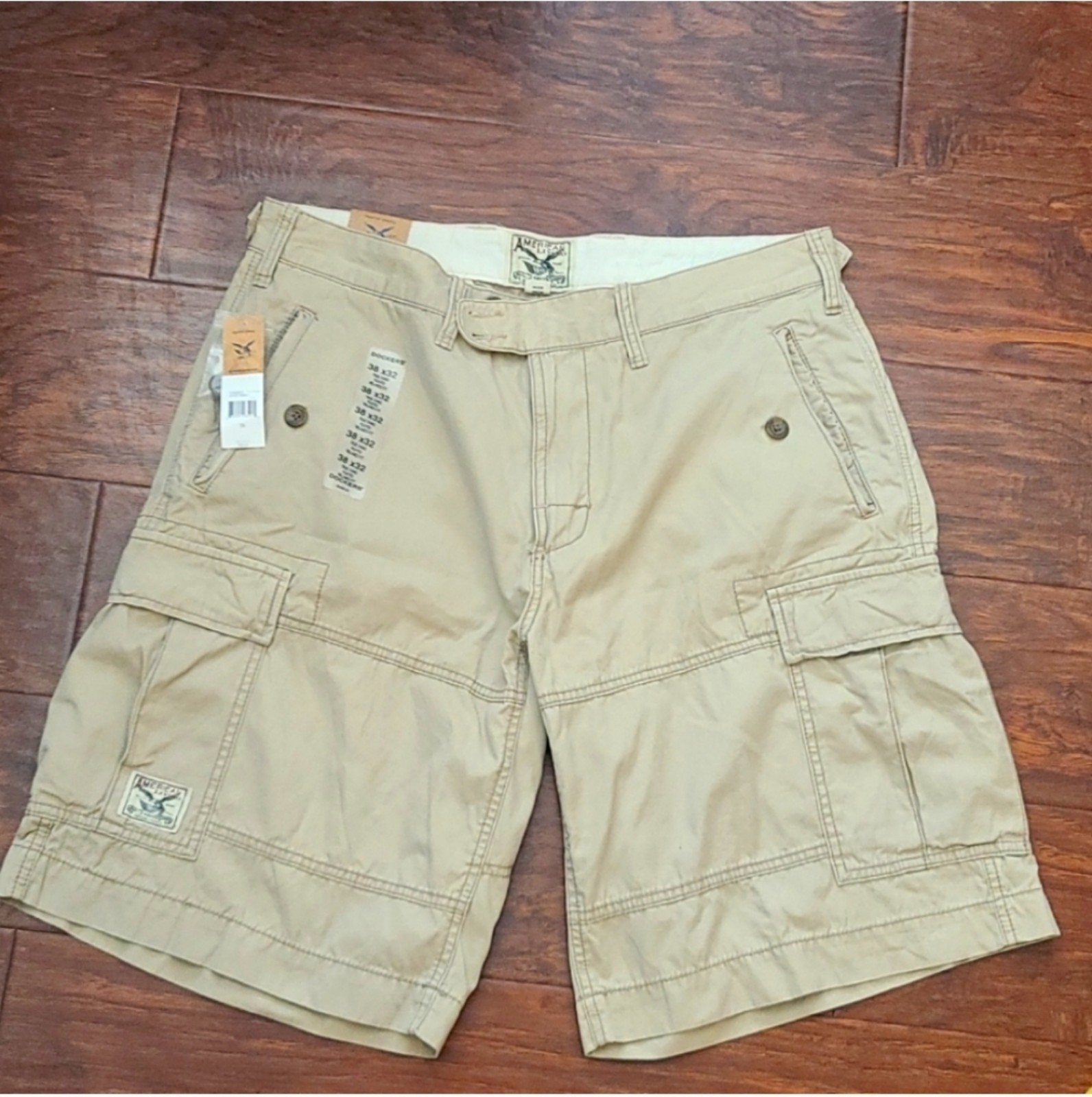 Men Classic Chino Cargo Shorts Size 38