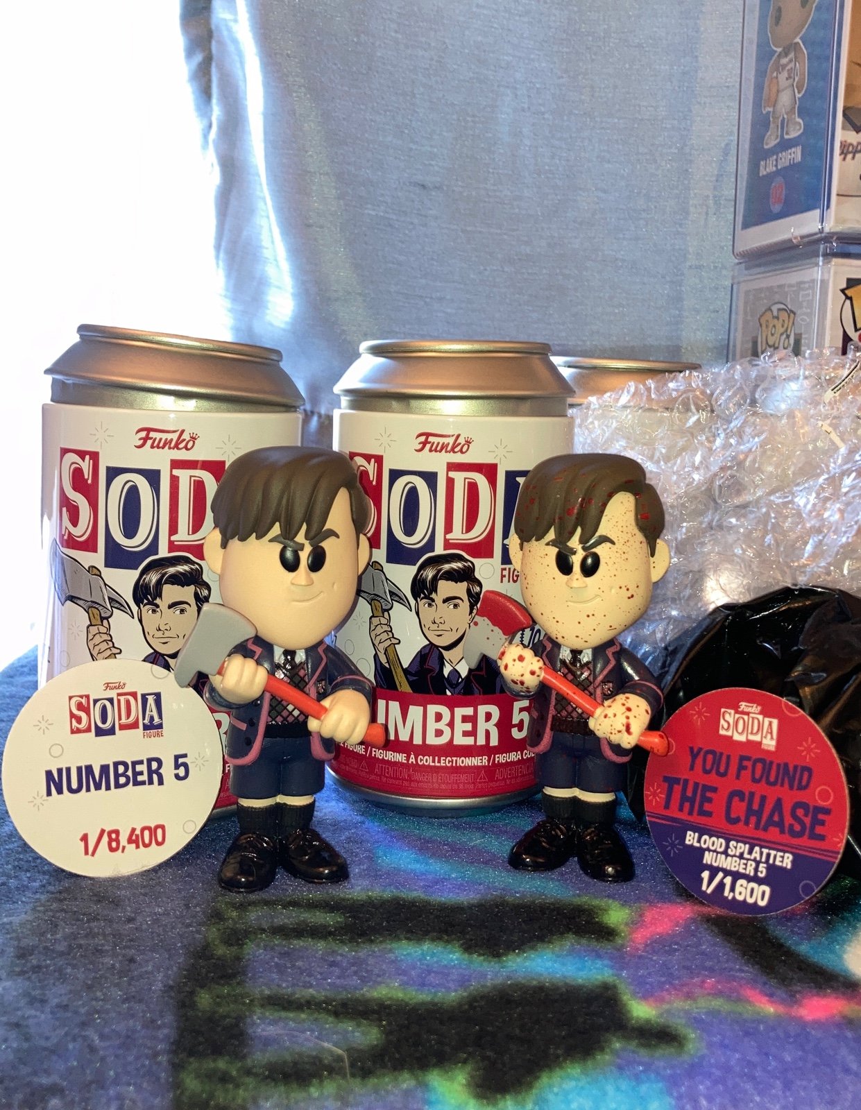 Funko Soda Chase Number 5 The Umbrella Academy Common Bundle