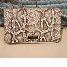 Henri Bendel Snakeskin Wristlet