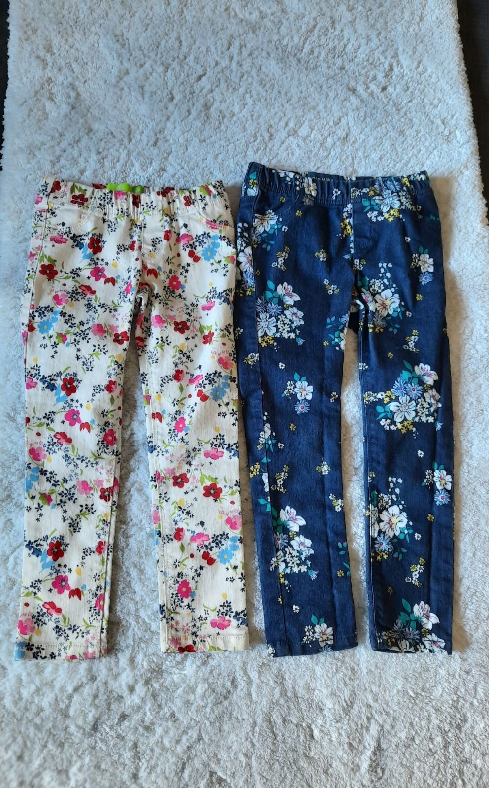 Old Navy Floral Jeggings size 5t