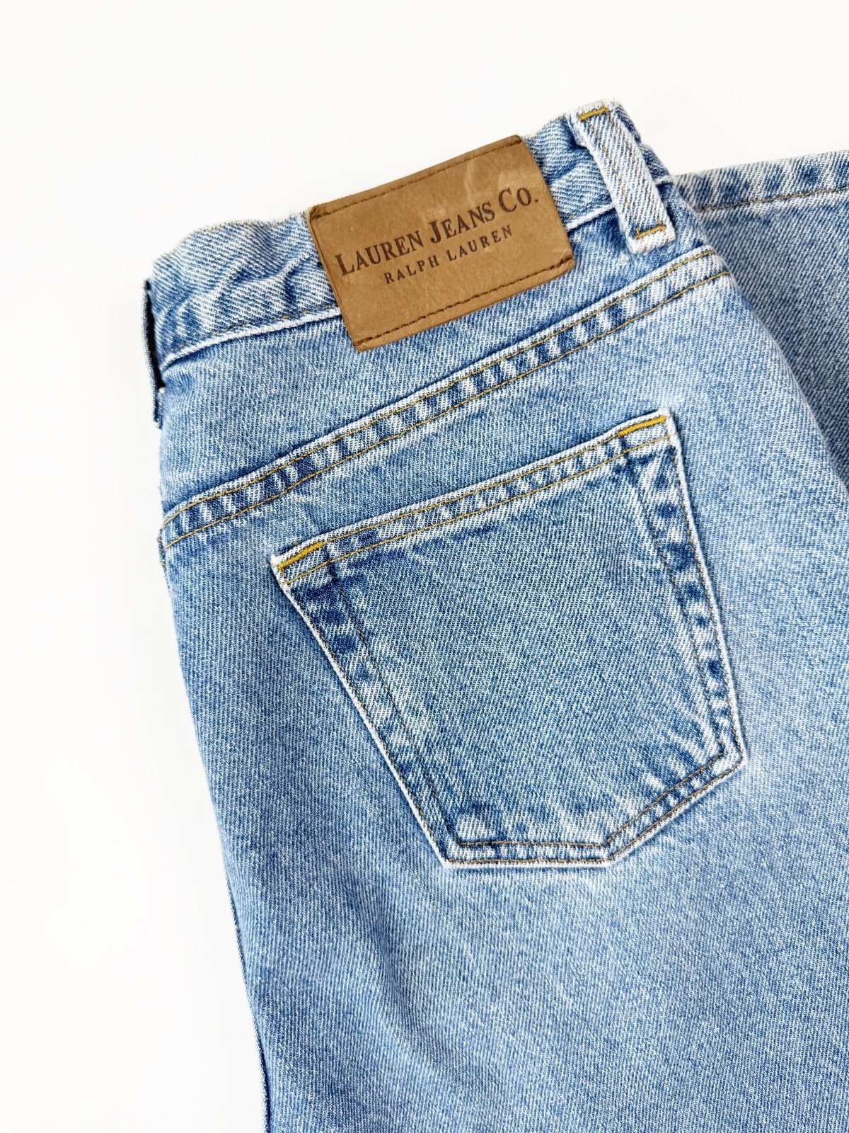 Vintage Lauren Jeans (Ralph Lauren) Perfect Wash Denim Jeans Size 10 Petite