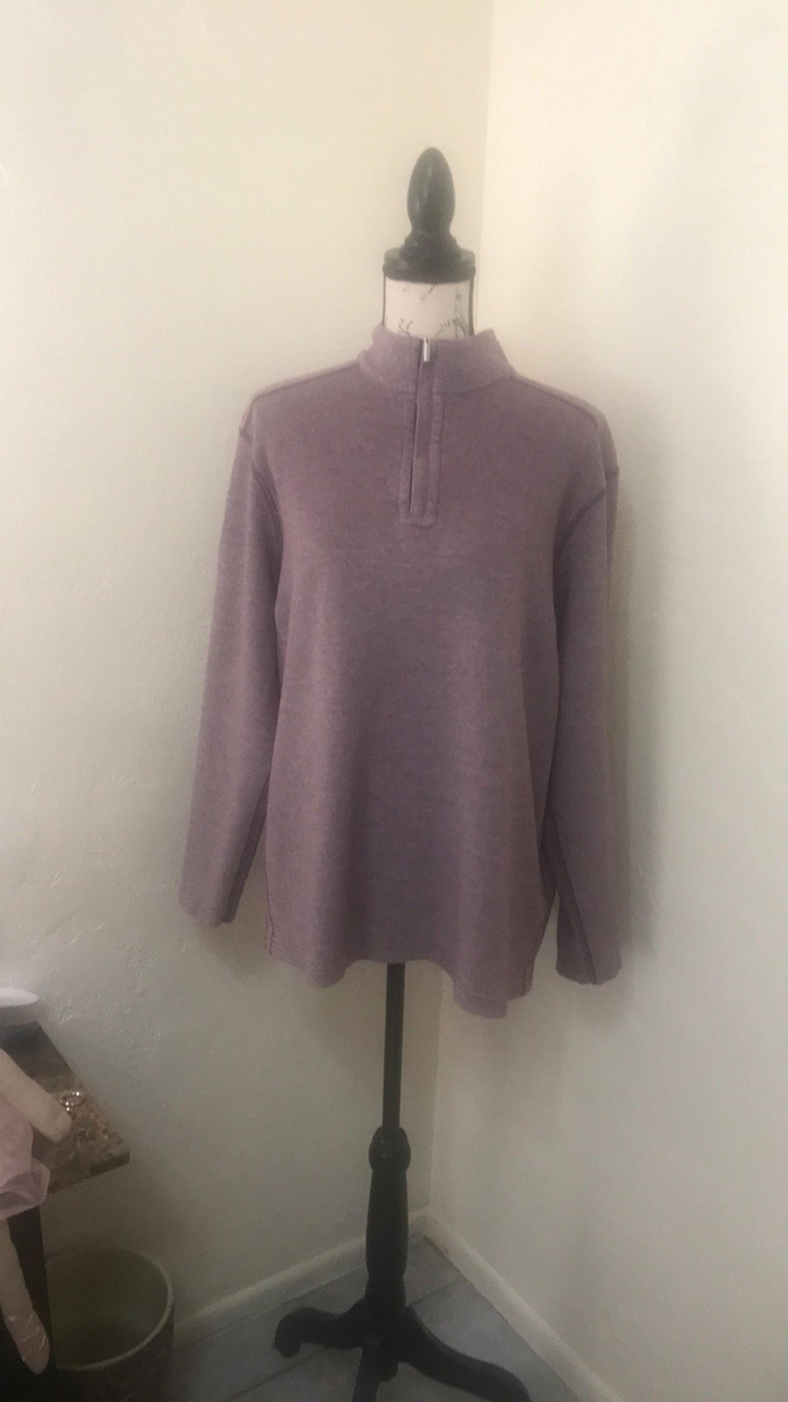 Kirkland Men’s Zip Pullover Sweatshirt Size Large