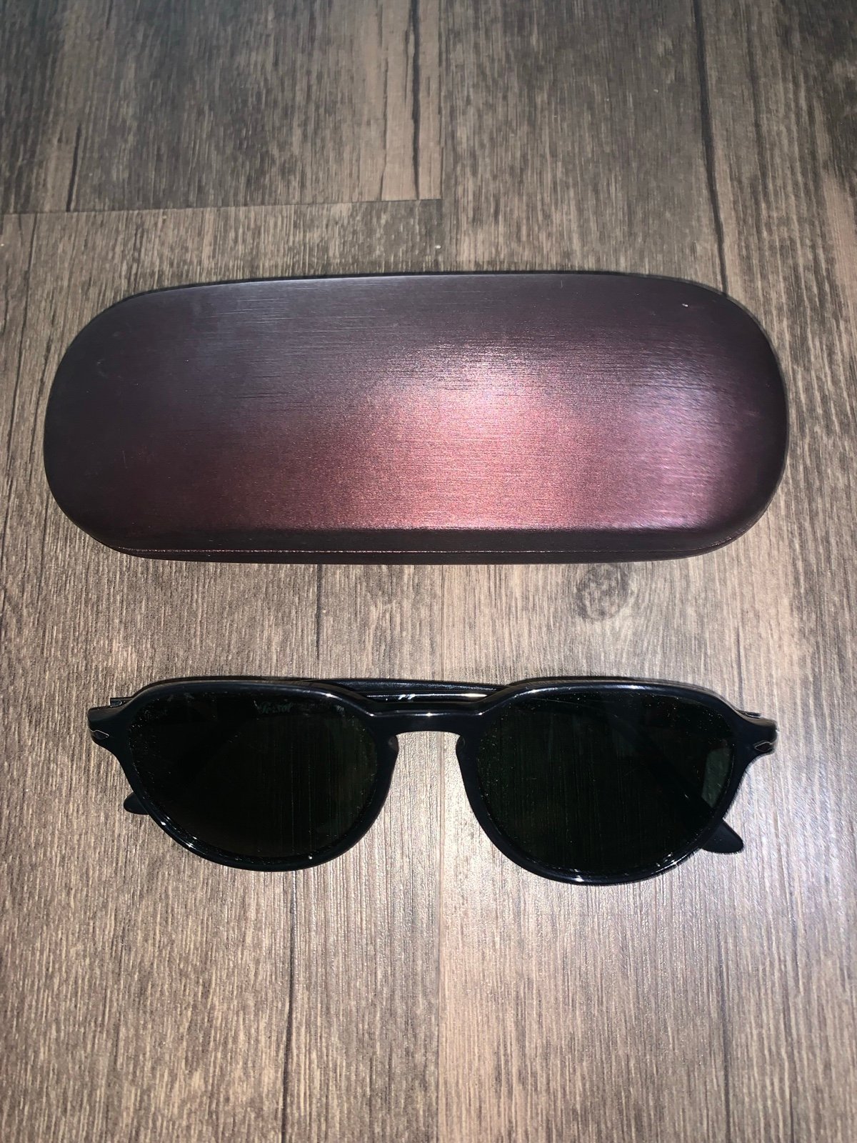 Persol PO3053-S 9041-31 Black Green Persol Men’s 54-19-145 Sunglasses Full Frame