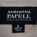 Adrianna Papell Champagne Gold Tiered Ruffle Empire Waist Dress 6 New