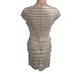 Adrianna Papell Champagne Gold Tiered Ruffle Empire Waist Dress 6 New
