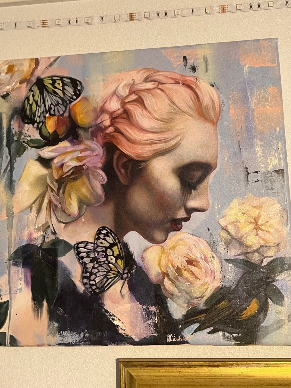 Lioba Brückner Signed Original Oil Painting “Promise” 30x30