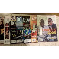 Vintage Downbeat Magazines 7 Issues 2000- June, July, August September, October,