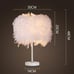 Bedside Lamp And Table Lamp Feather Table Lamp Fashion Creative Wedding Simple
