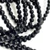 50 Strands 4mm Natural Black Onyx Beads
