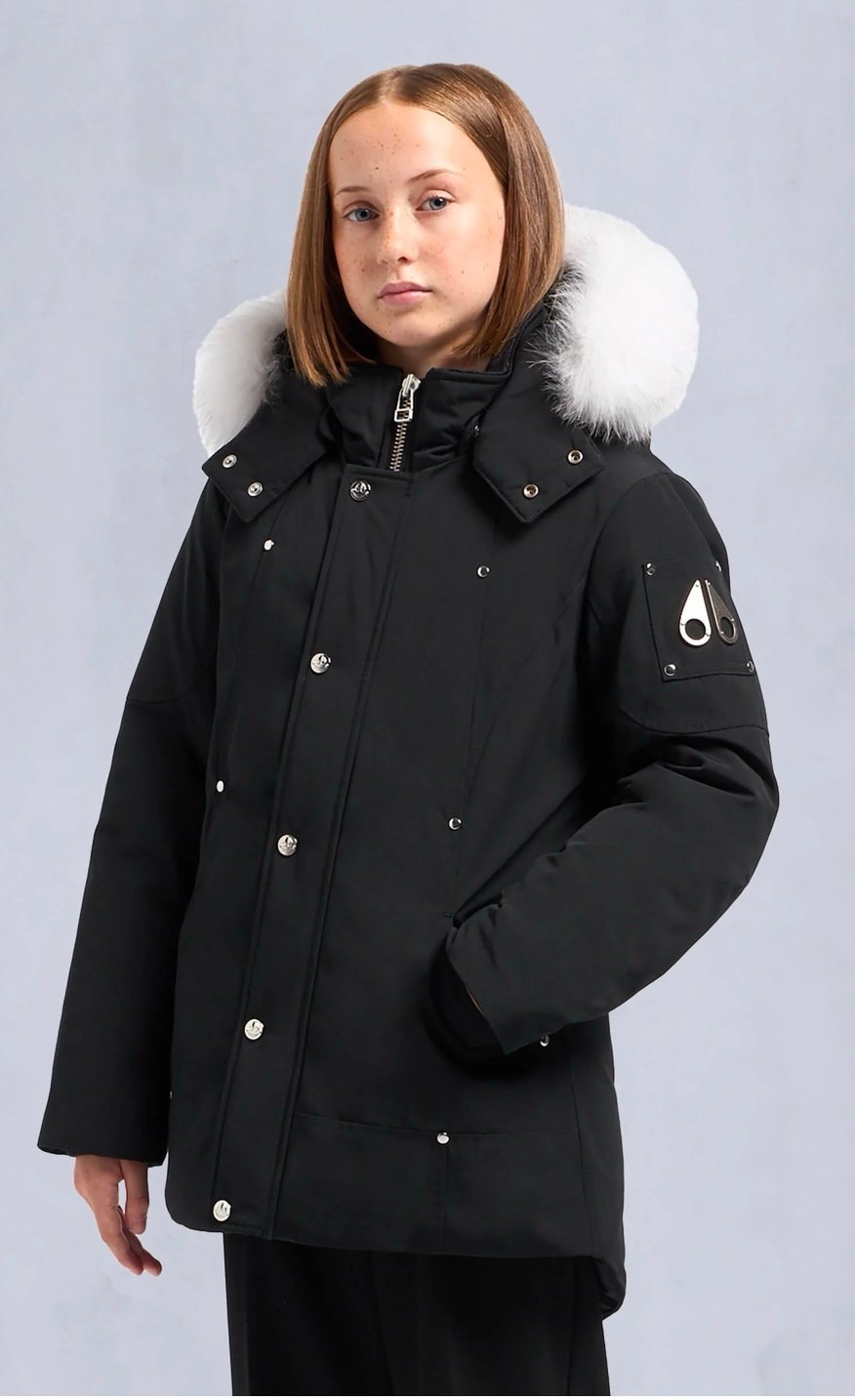 UNISEX ORIGINAL PARKA FUR SKU: 822185118680 Size: L Color: Black / Natural