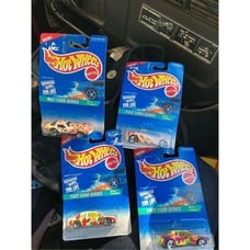 Hot Wheels Mattel Fast Food Series FOUR(4) Cars 1996 NEW SEALED