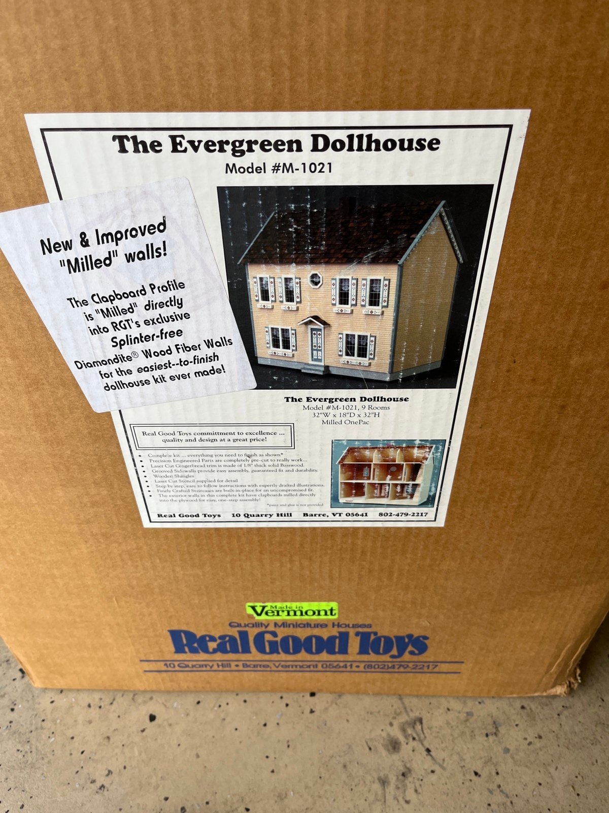 Doll House Kit Real Good Toys Evergreen
