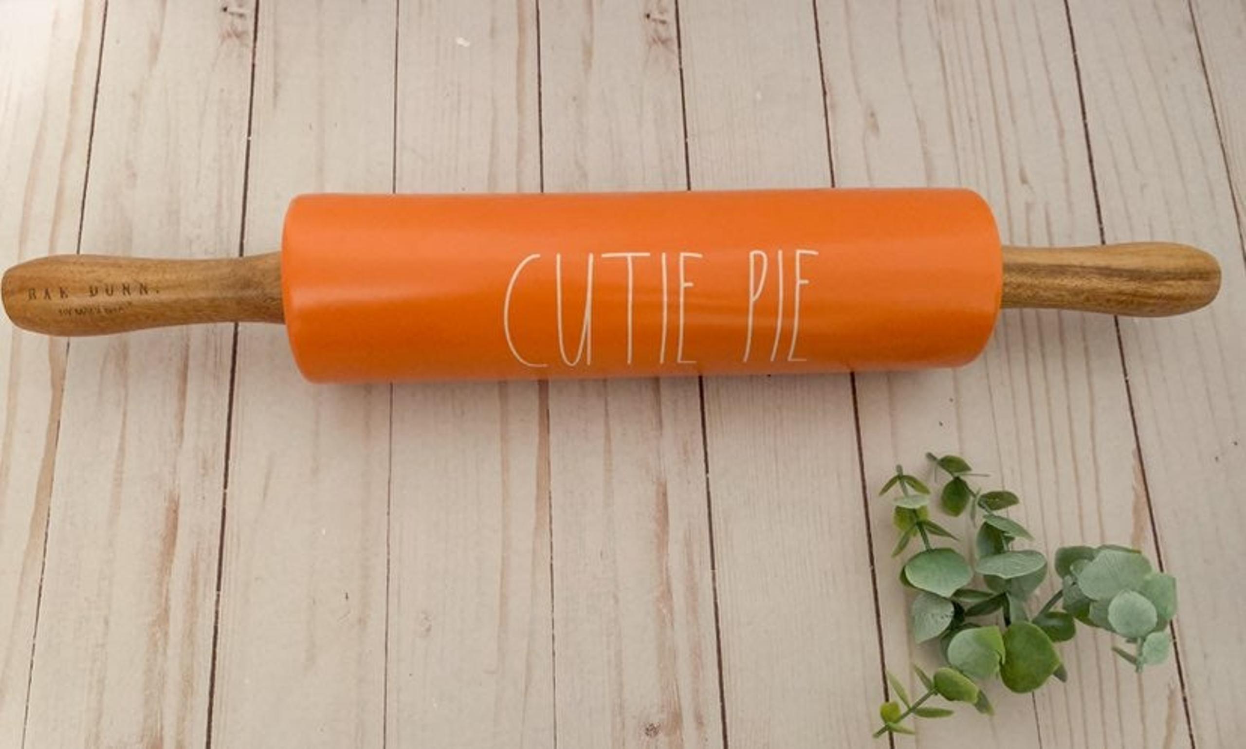 Rae Dunn Cutie Pie Rolling Pin