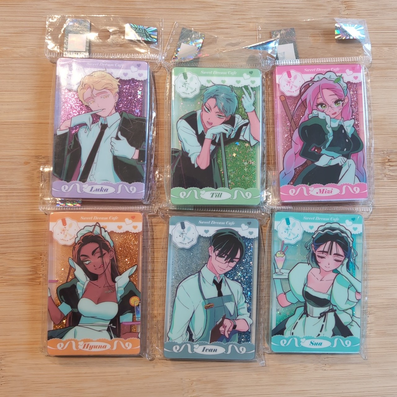 Official Alien Stage Sweet Dream Cafe Acrylic Quicksand Block Bundle - Full Set