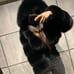 Karmen Kloset Mid-Drift Winter Fur Coat