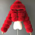 Karmen Kloset Mid-Drift Winter Fur Coat