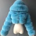 Karmen Kloset Mid-Drift Winter Fur Coat