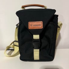 Vintage Canon Canvas Camera Bag w/ Shoulder Strap