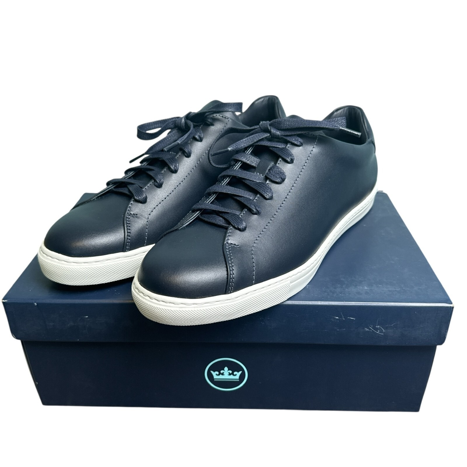 Peter Millar Vantage Lite Sneakers Navy Mens 10.5 Golf Casual Shoes New In Box