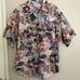 Vintage 90’s NOS NEW Guess Georges Marciano Purple Button Up Hawiian Shirt M NWT
