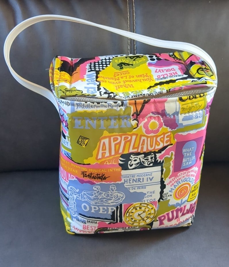 Vintage 1970 FUNKY TONY MOVIE AWARDS WINNER Dramatic Insulated Vinyl Cooler Bag