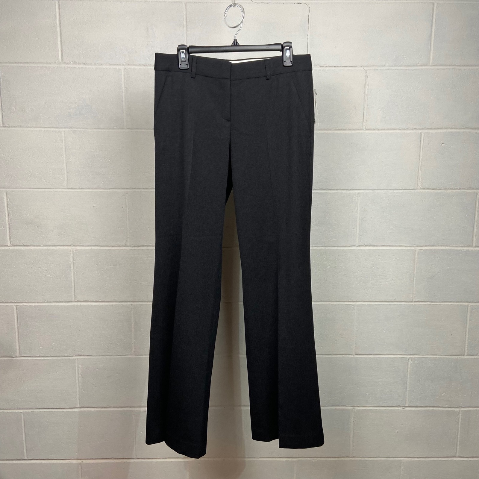 Theory Emery Trousers Dark Charcoal Laureate Career Dress Pants Size 10