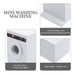 Toyvian Dollhouse Washing Machine Mini Cloth Washer Dryer Model Minihouse Laund