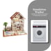 Toyvian Dollhouse Washing Machine Mini Cloth Washer Dryer Model Minihouse Laund