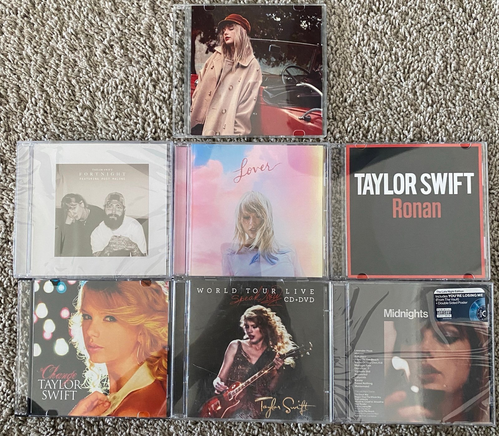 Taylor Swift Single & Old CDs