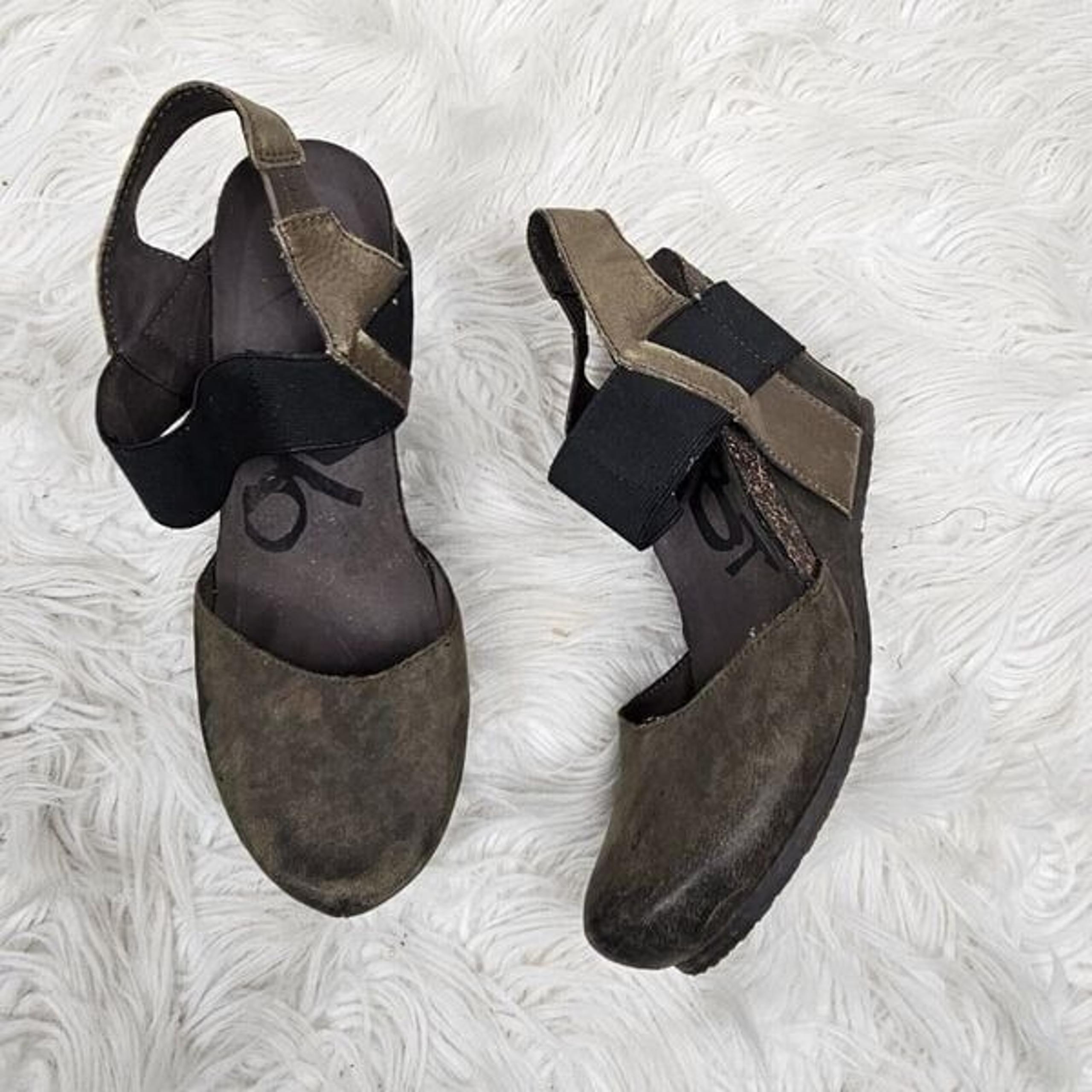 Otbt Rexburg Wedge Pump Women's Size 6 Chocolate Brown Women's