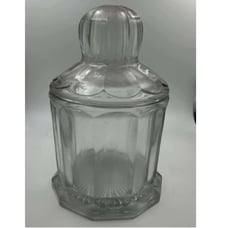 A. H. Heisey Company 2 Quart Crushed Fruit Jar Colonial