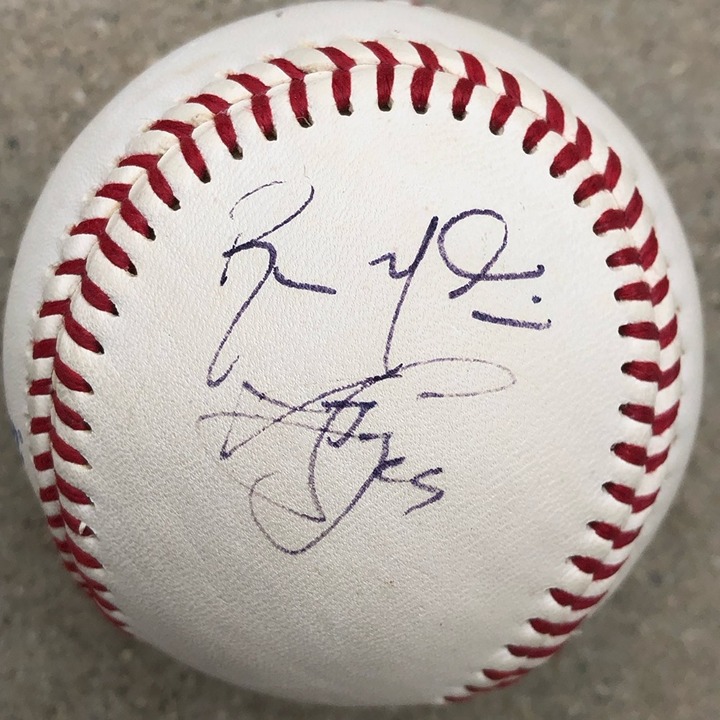 LA Dodgers Signed Russell Martin James Loney Wilson Betemit Autograph Baseball