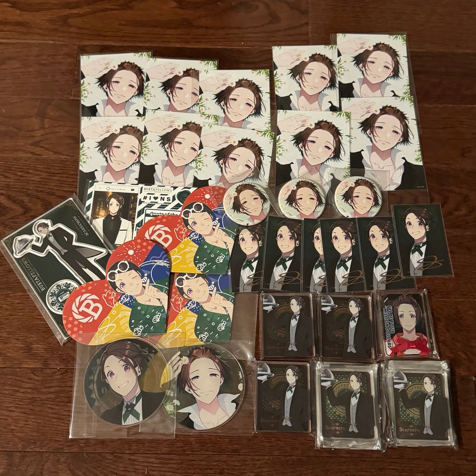 Bustafellows official merch crow set