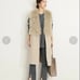 Super beautiful VERMEIL par iena cashmere fur gilet, 74,800 yen.