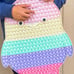 Jumbo Fidget Pop-It Sensory Toy Bunny in Pastel Colors