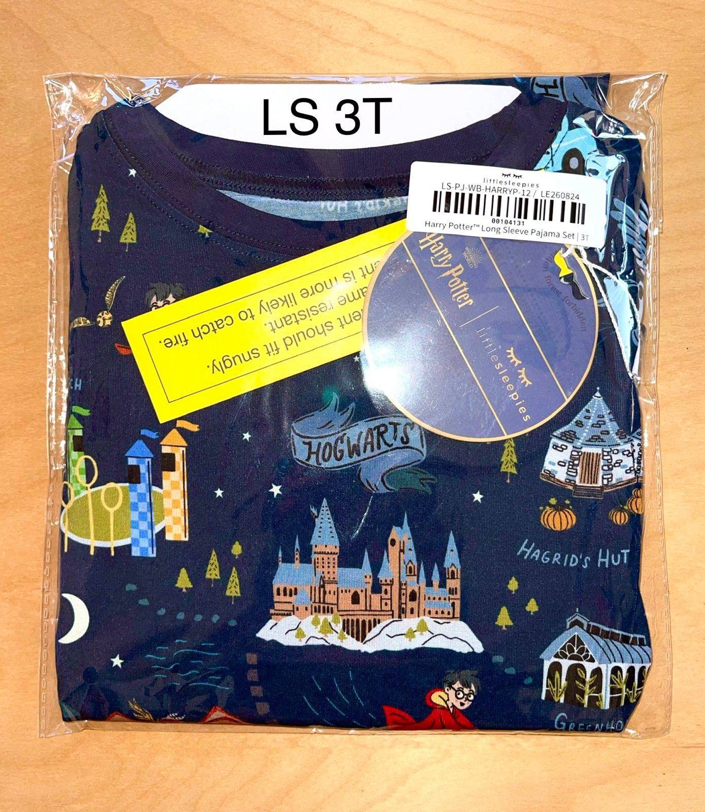 Little Sleepies Harry Potter Evening at Hogwarts 2-piece Long Sleeve PJ Set (3T)